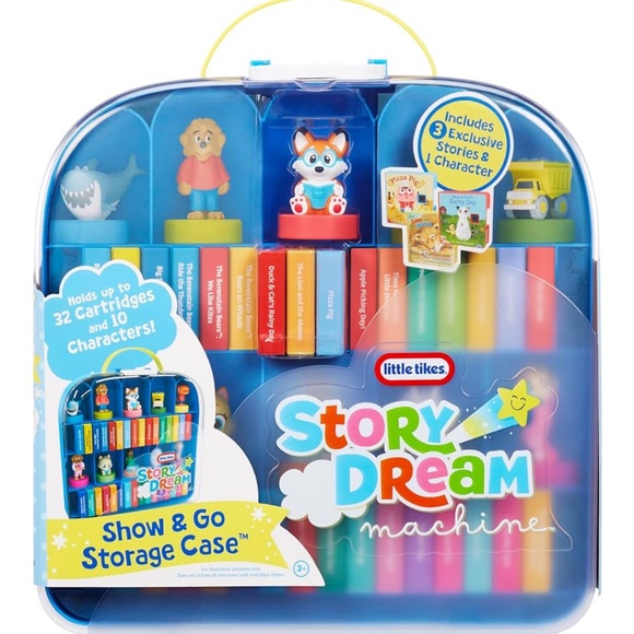 NWT Bundle of Little Tikes Story Dream Machine Storage Case and Stories - Picture 6 of 8